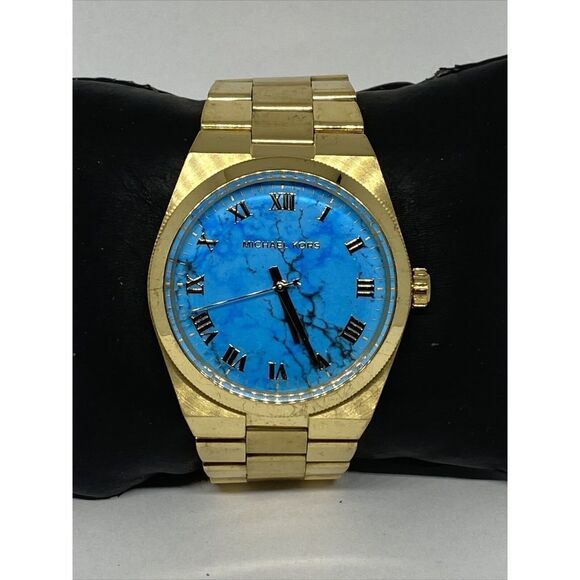 Michael Kors Channing MK5894 Womens Gold Stainless Steel Analog Dial Watch MP212 - Picture 1 of 12